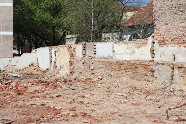Brick Wall Demolition in Provo