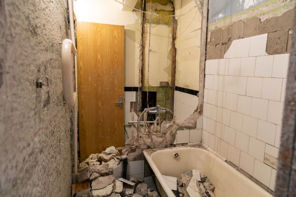 Shower Tile Demolition in Provo