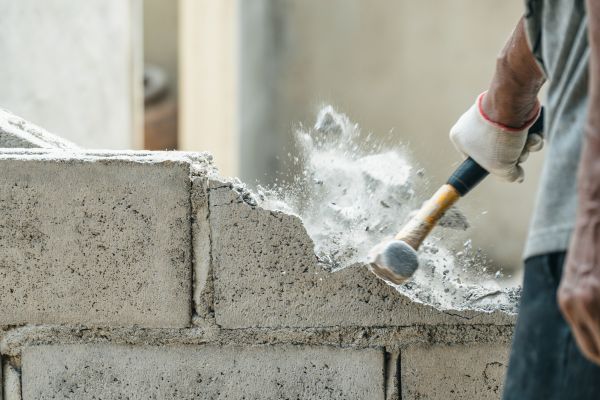 Block Wall Demolition in Provo
